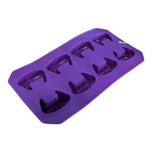 Silicone, Ice Cube Trays 4.5" x 4.87"  Fangs  Halloween